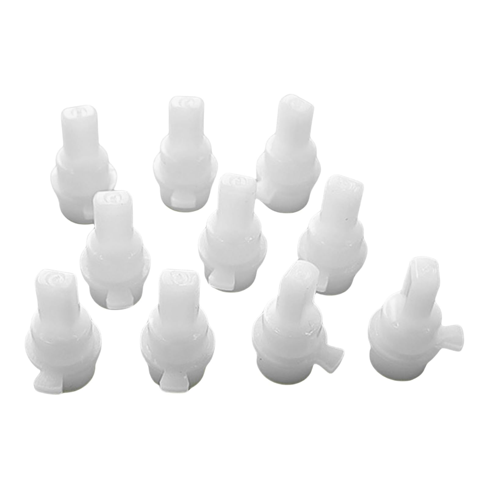 Msioytog 10 Pack Air Conditioning Rotarys Knob Shafts Home Appliance Maintenance Rotation Shaft Covers Knob Shafts ABS Texture Easy Installation Repair Set
