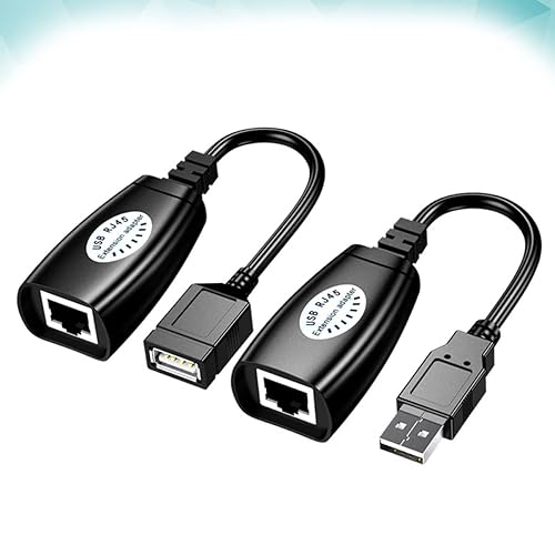 Veemoon USB Extension Adapter Ethernet USB Adapter Network Cable Extender Cord