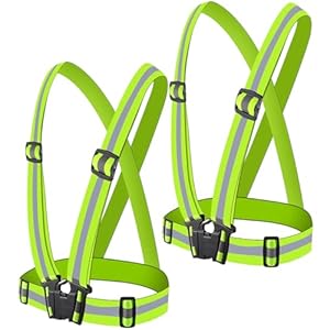 HEHEBON Reflective Vest Running 2Pack,High Vi...