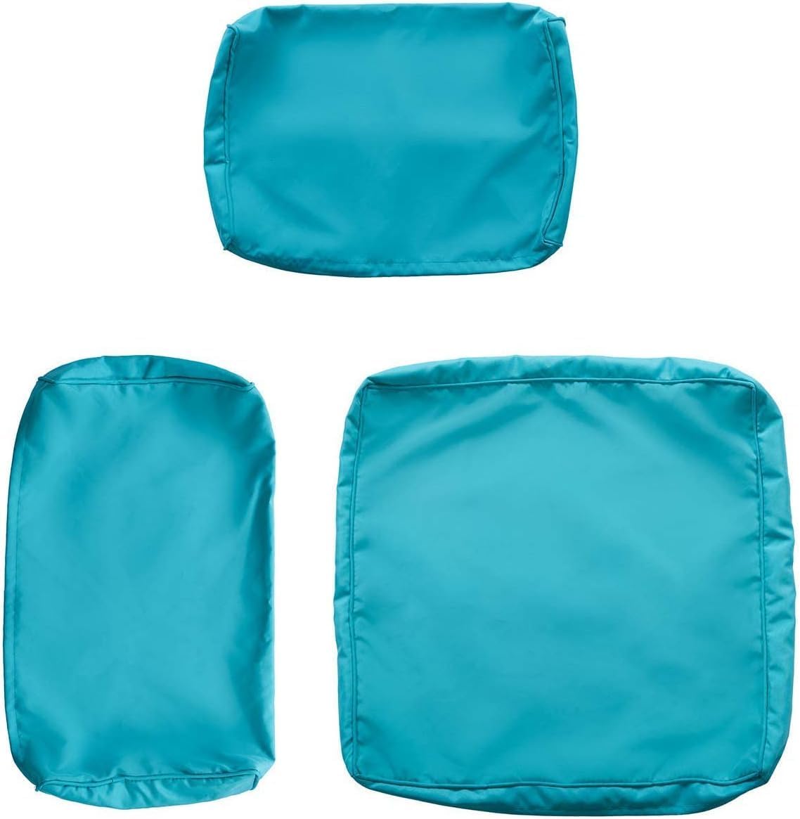 Kinfant Patio Furniture Sofa Slipcovers - Outdoor Sofa Cushion Covers Waterproof Couch Seat Replacement, Turquoise