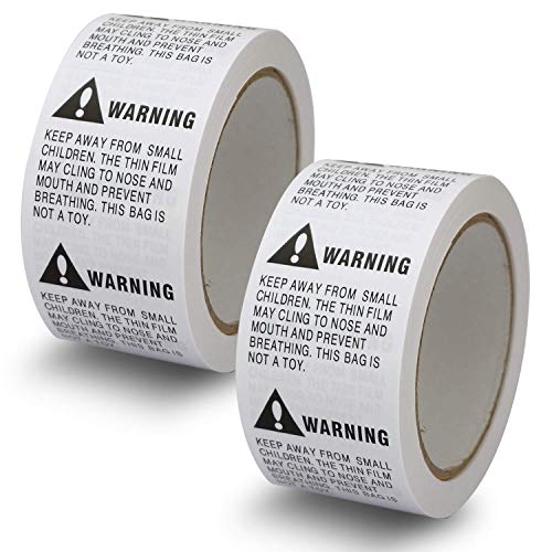 Lift Threshold Warning Lights Insufficient - 2012-2023 Eldorado XHF & Arrivo 5 2 Rolls/1000 Labels,Suffocation Warning,Keep Away from Small Children,2' X 2' Removable Label Stickers