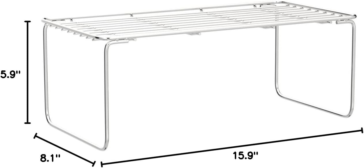 Pearl Metal HB-6059 Stacking Shelf Rack, Kitchen Storage, Storage Alpha, 1.6 x 0.8 x 0.6 inches (40 x 20 x 15 mm) image 2
