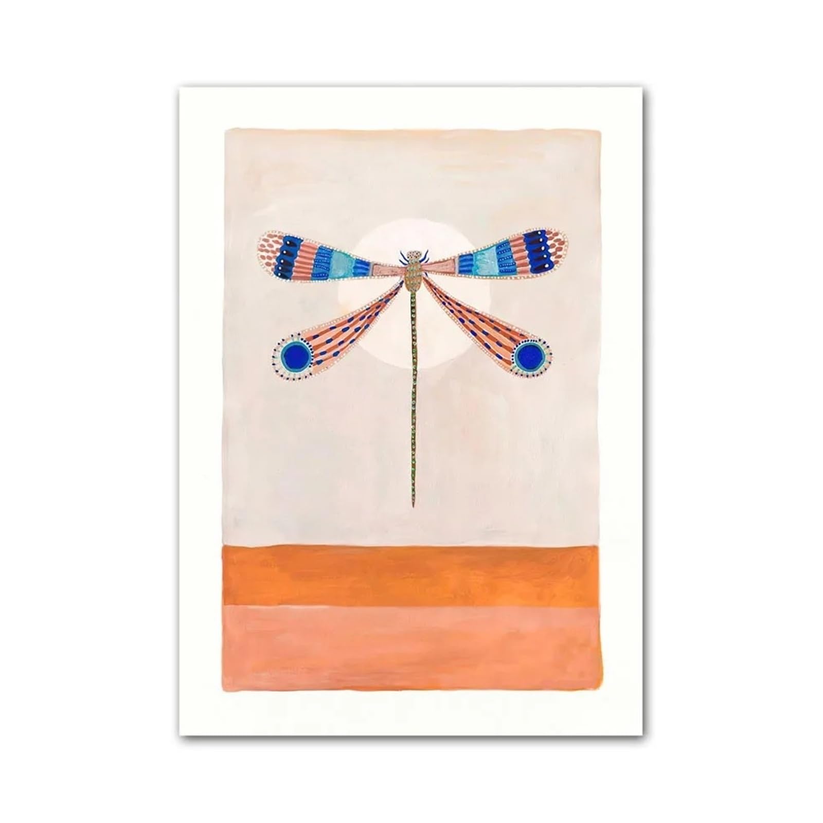 Xenite F Wall Art Canvas Prints Watercolor Lowers Butterfly Bird Boho Nordic Posters And Prints Nursery Wall Art Canvas Painting Pictures(,40X50cm)