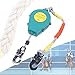 23ft Self Retracting Lifeline 330lbs Fall Arrester Fall Protection Dual Swivels with Alloy Steel Hook & Steel Wire Rope Construction Roofing PPE Gear