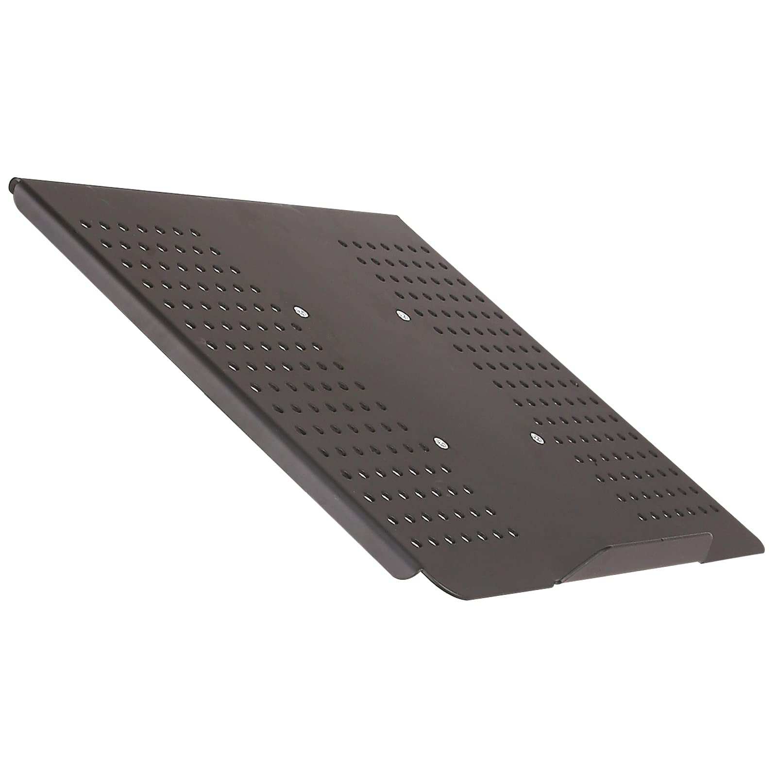 Drall Staffa adattatore scaffale per computer portatile notebook netbook tablet PC - attacco a parete montaggio scaffale adattatore piastra VESA 100 nero Modello: APB