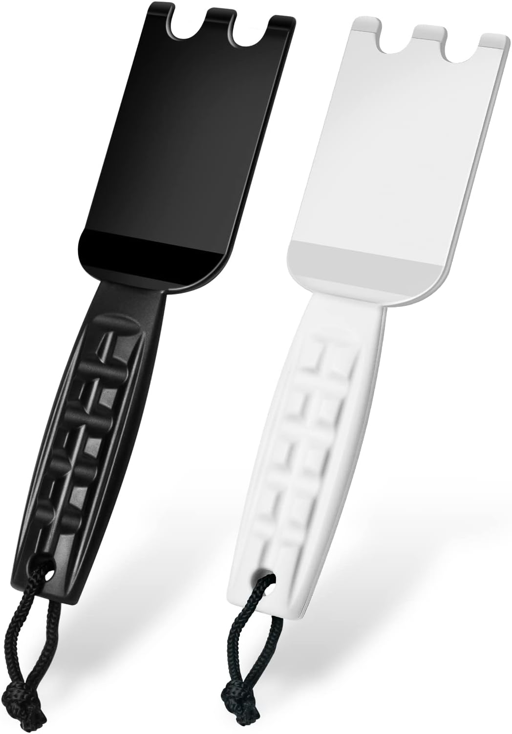 Raweao Pack of 2 Grill Scraper for George Foreman Grills Indoor, George Foreman Grill Spatula/Scraper, Cleaner Brush for BBQ Grill, High Heat Resistant Cleaning Tool
