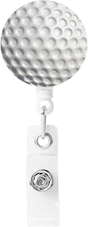 Golf Badge Reels Retractable Badge Holder with Clip for Id Name Tag Office Worker Student Teacher Nurse Doctor