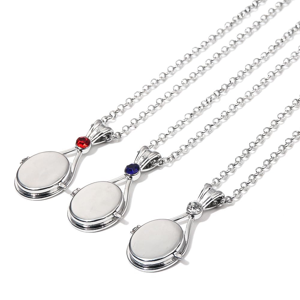 Collar de sirena de acero inoxidable en lote de 3 piezas para mujer 7