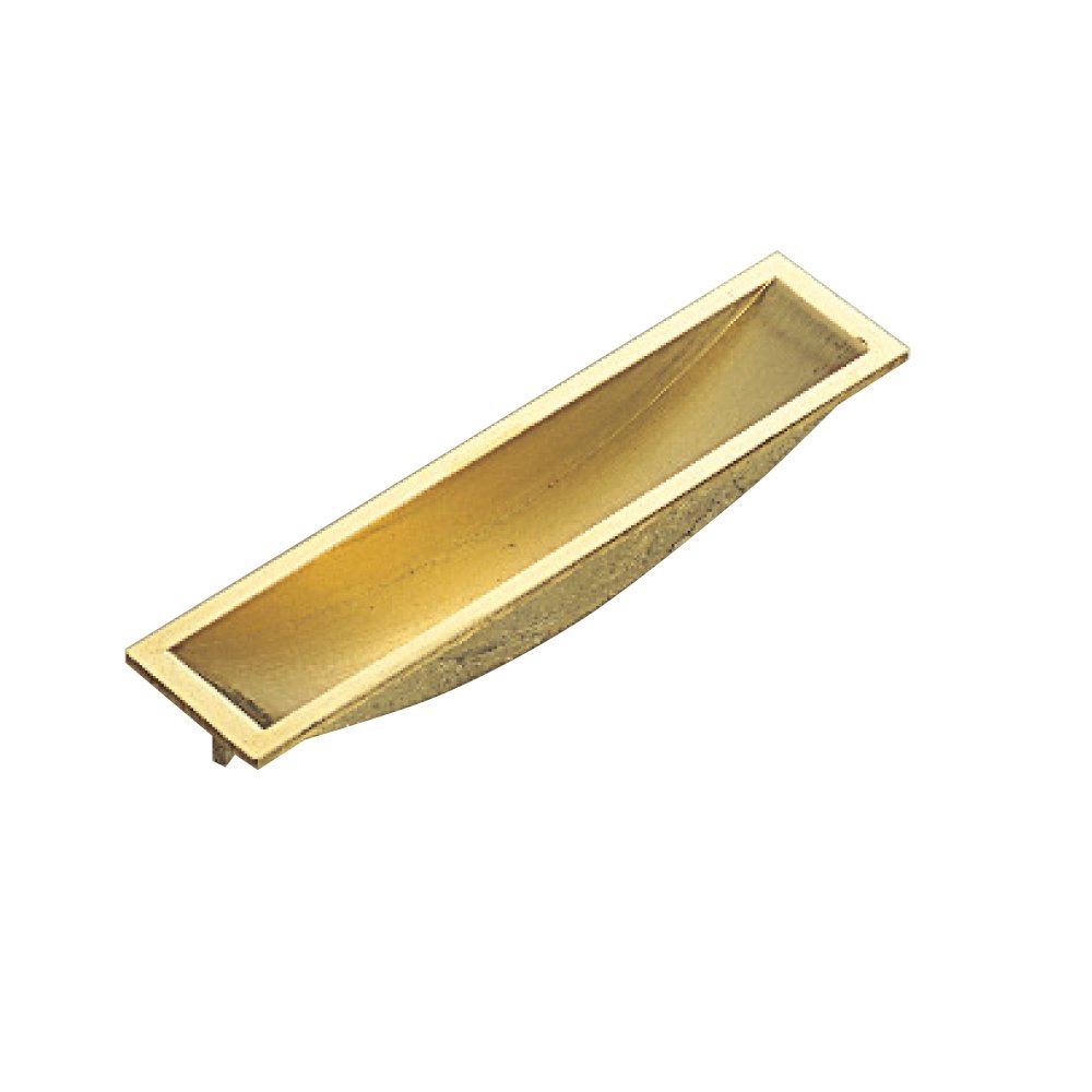 Amazon | ベスト 350 フチナシ引手 90ミリ 黄銅磨き #350-90-2