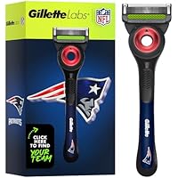 Gillette Labs NFL Patriots Razor, 1 Handle, 4 Razor Blade Refills & Magnetic Stand only .99: eDeal Info