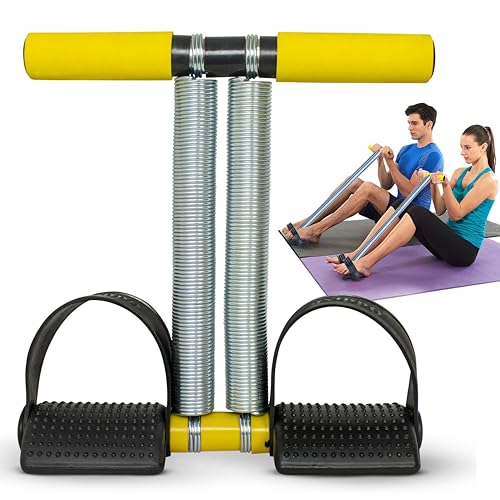 Image of TEKCOOL Double Spring Tummy Trimmer Men and Women for Abs Workout Stomach Exercise Machine for Women and Men Exercise in Gym