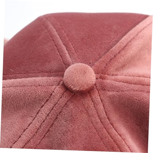 Casquette de baseball ajustable en velours unisexe confortable ne serre pas la tête