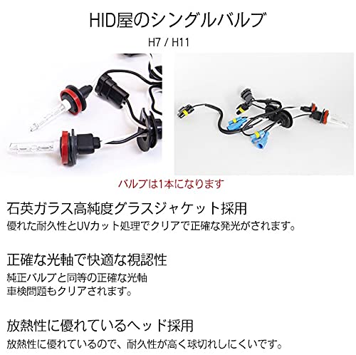 Amazon | HID屋 1灯バイク用 35W HID コンバージョンキット H7 6000K