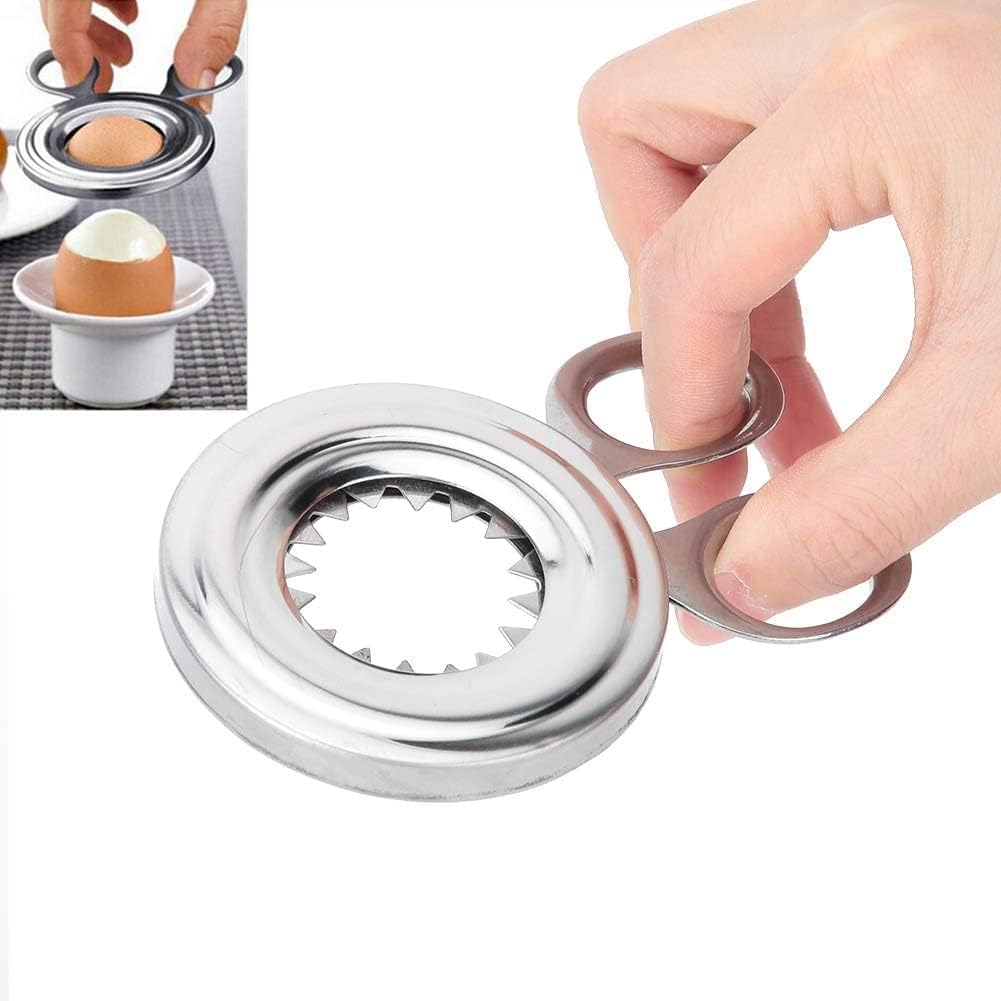 Durable Egg Cutter Stainless Steel Egg Shell Scissor Peeling Tool for Home Kitchen Use Slicing