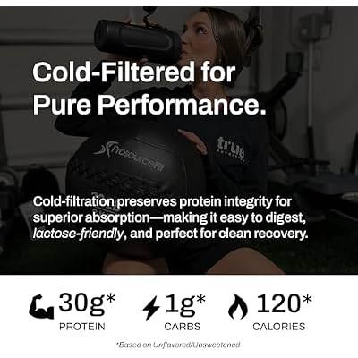 True Nutrition Whey Protein Isolate Powder - Cold-Filtered, 27g Protein per Serving - Supports Muscle Growth & Recovery - Keto, Gluten Free, Lactose Free, Non-GMO - Chocolate Fudge Brownie - 1lb