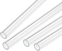 Vista 25 de MECCANIXITY Tubo Redondo Rígido Transparente de Acrílico 6mm (1/4") ID 8mm (5/16") OD 356mm para Lámparas y Linternas, Sistema de Refrigeración por