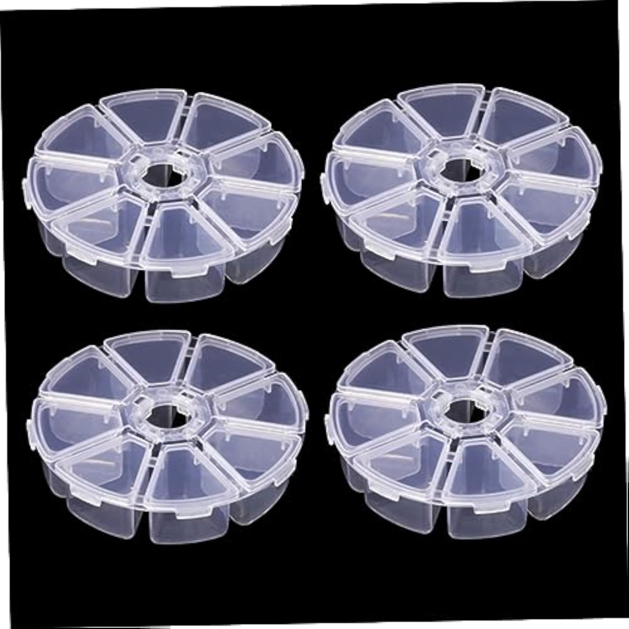 Bead Storage Box 8 Grid Plastic Organizer