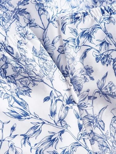 Narecte Summer Dresses for Women,Tie Halter Mini Dress,Floral Print Short Dress,Ruffle Trim Casual Dresses4