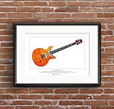 prs santana se standard Auf 300 g/m2 Seide Artpapier hergestellt und geeignet für die Gestaltung mit oder ohne eine Halterung