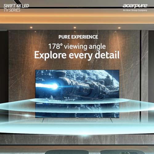 Image of Acerpure 140 cm (55 inch) Swift Series UHD LED Smart Google TV AP55UG51ASFTD Model (Black)
