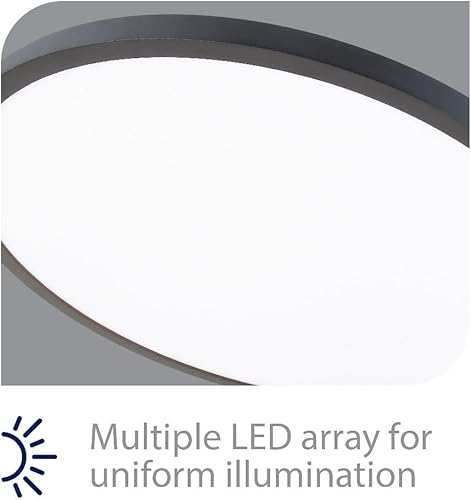 Miniatura 2 de WAC Lighting, Redondo LED Energy Star Montaje empotrado 3500K en negro