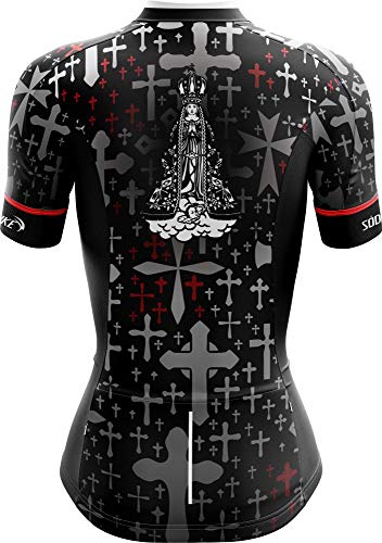 Camisa Ciclismo Feminina Sódbike NSA6 (Preta, G)