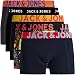 Produktbild JACK & JONES Trunks 4er Pack Boxershorts Boxer Short Unterhose S M L XL XXL NEU (XXL, 12) (L, 5er Pack Bunt 8 ohne Wäschesack)