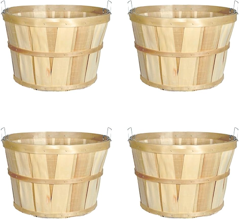 18" x 12" Natural Bushel Basket Case of 4