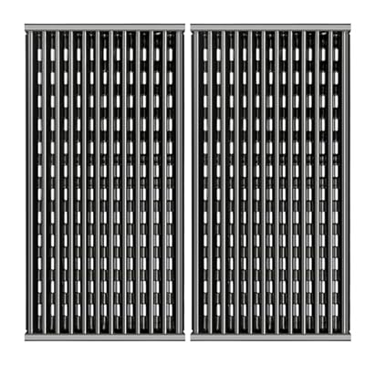 SearCook 17 Inch Grill Grates for Charbroil Performance Tru-Infrared 2 Burner Gas Grill 463633316, 463672016 463672216, 463672416, Porcelain Steel Replacement Emitter Plates