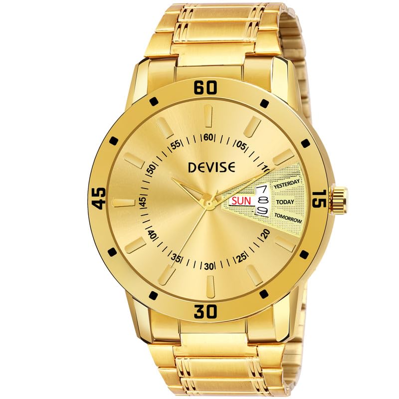 DEVISE Stainless Steel Chain Analog Wrist Watch for Men Fashion Business Watches for Men (Silver) (B0CJ4TLHS5) Amazon Price History, Amazon Price Tracker