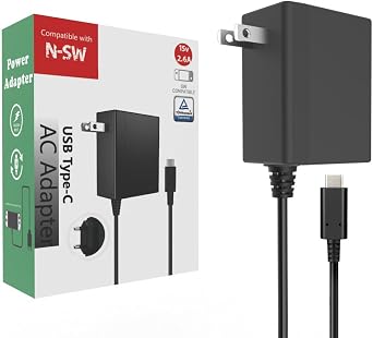 Switch AC    Switch OLED/Switch/Switch Lite    PSE      TV    PD  USB Type-C  AC100VAC240V  5V 1.5A/15V 2.6A 1.5m