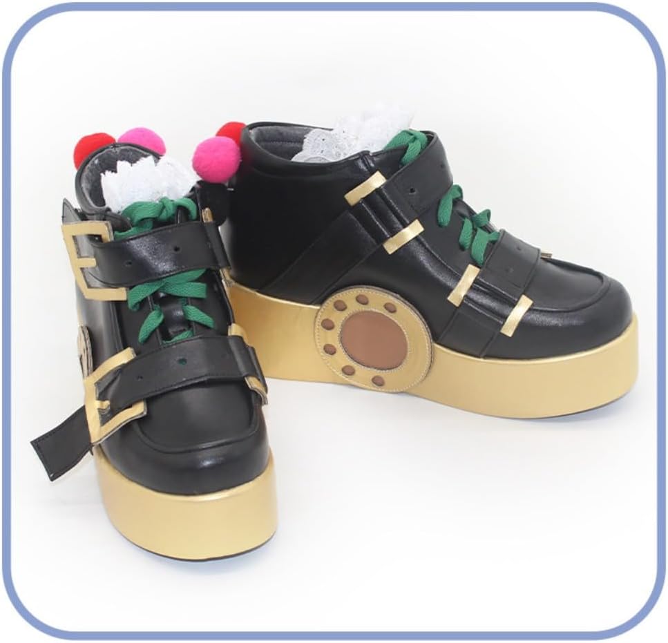Dialyn Cosplay Shoes for Anime Zenless Zone Zero - Handmade Custom Cos High Heel for Roleplay & Conventions Woman Man Halloween