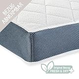Julius Zöllner Materac dziecięcy Dr. Lübbe Air Premium Flex, 3-warstwowa, zimna pianka, zdejmowana poszewka FRESH&DRY Flex, średni