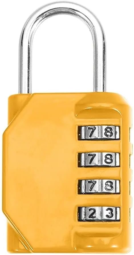 Portable Mini Backpack Zipper Password Lock Travel Luggage Padlock Cabinet Locker Drawer Bag 1Pcs(A Pink)