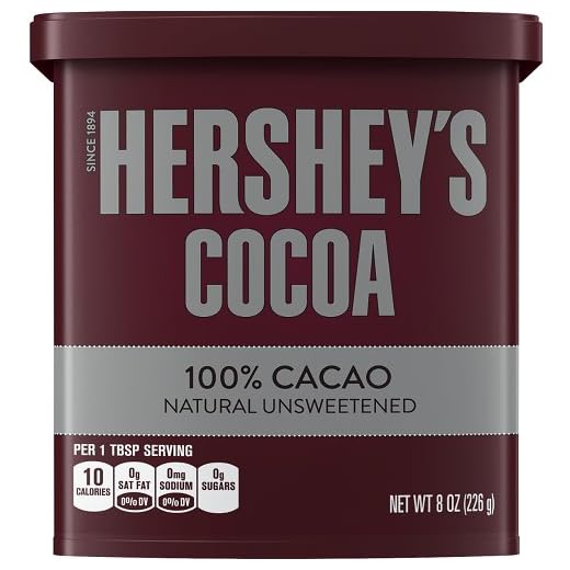 Hershey's 100% Cocoa Natural Unsweetened 226oz 8oz