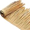 Mexican Tiki Hut Grass Skirting Roof Tiki Bar Grass Duck Blind for Thatch Roofing Bar Decorations Roll Palm Palapa Straw Thatch Roof for Fence Party(Yellow,40 x 15 Inch)