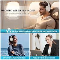 elzle Kabellose Over-Ear-Bluetooth-Kopfhörer mit 82 Stunden Bluetooth 5.3 – Ansicht 3