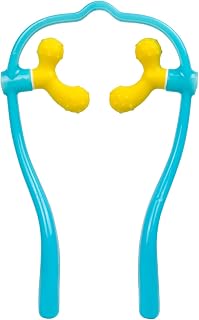 Lindo Shiatsu Neck Massager: Adjustable Germanium Knobs for Gentle 4-Point or Deep 2-Point Tissue Relief