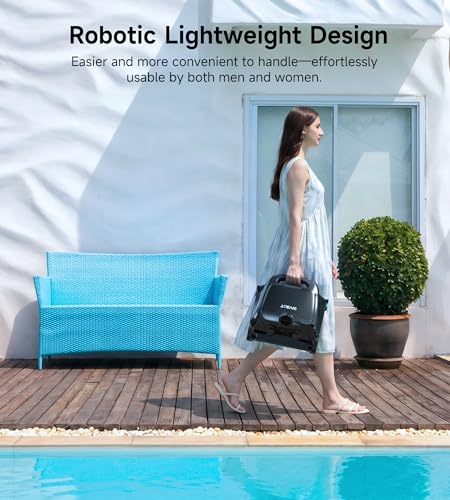 Image of (2026 NEW) WYBOT B1 Cordless Robotic Pool Vacuum Six-Roller Brush | Edge Cleaning High Obstacle Crossing, Lightweight Pool Cleaner for Inground & Above Ground Pools, App Smart Navigation