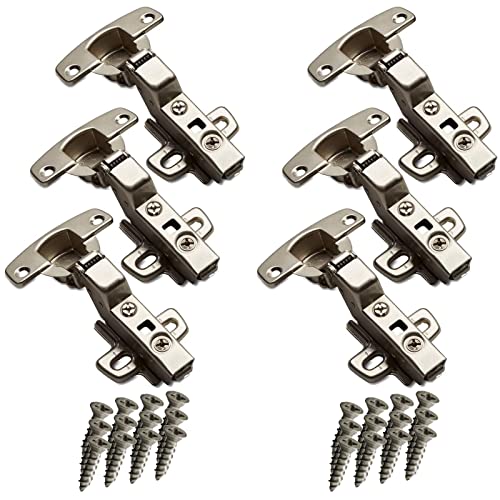 SOTECH 6 piezas Bisagras de copa Hettich Sensys Ángulo de apertura 110° Tope interior bisagras estándar Altura (Distancia): 1,5 mm incl. tornillos M4x16mm