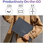 MNN Portable Monitor 15.6inch FHD 1080P USB C HDMI Gaming Ultra-Slim IPS Display w/Smart Cover & Speakers,HDR Plug&Play, External Monitor for Laptop PC Phone Mac