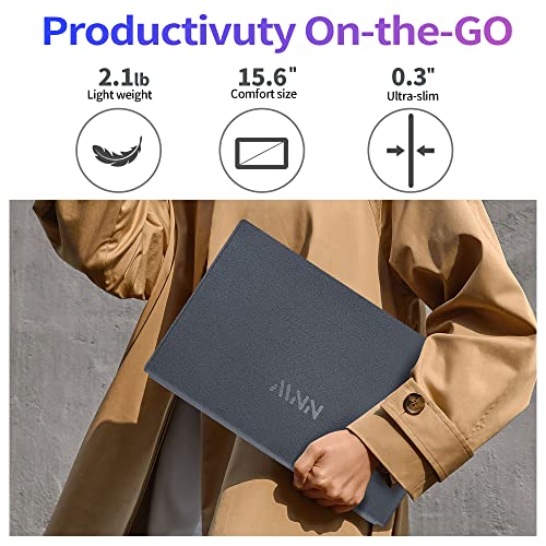 Mnn Portable Monitor 15.6Inch Fhd 1080P Laptop Monitor Usb C Hdmi Gaming Ultra-Slim Ips Display W/Smart Cover & Speakers,Hdr Plug&Play, External Monitor For Laptop Pc Phone Mac Xbox Ps5/Ps4 Switch #TOP4