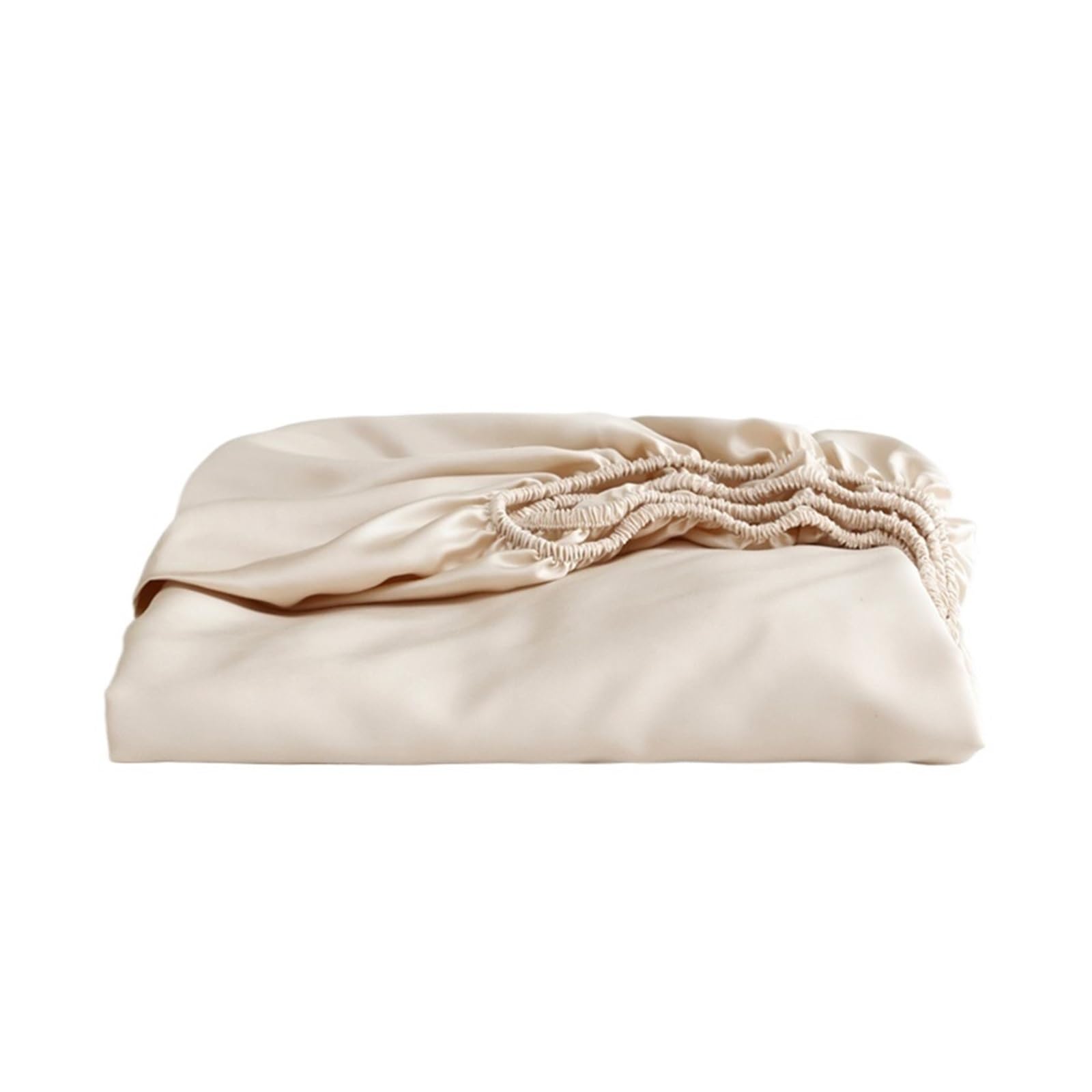 Drap-Housse en Satin de soie premium pour un lit douillet et élégant 200x220x30cm