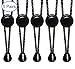 EcoCity No Tie Shoelaces - Elastic No Tie Shoe laces with Fastening Lock System for Mens, Womens & Kids Shoes, Boots (5 pairs black)