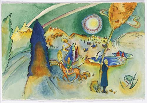 Kandinsky Poul Bjerre poster toile 58x90 cm impression art