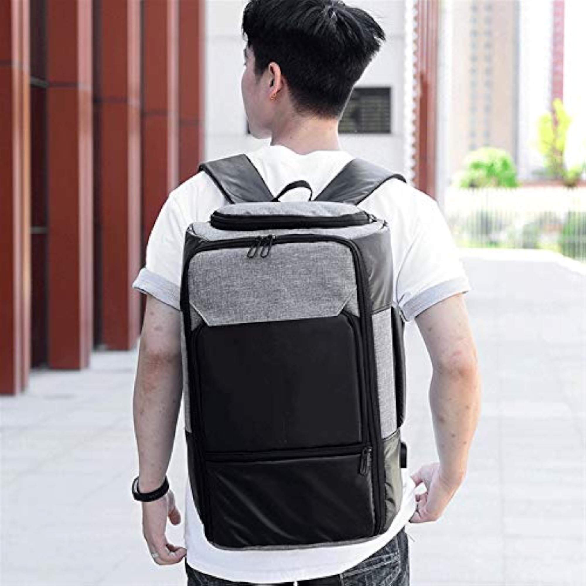 Men's Anti-theft USB Laptop Travel Backpack