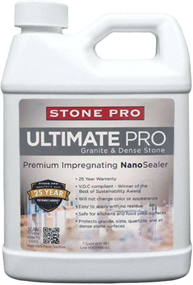 StonePro – Ultimate Pro Sealer (1 Gallon – 128 Fl Oz) (for Sealing Granite, Slate & Dense Stone)