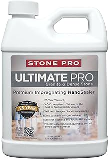 StonePro – Ultimate Pro Sealer (1 Pint – 16 Fl Oz) (for Sealing Granite, Slate, Quartzite & Dense Stone)
