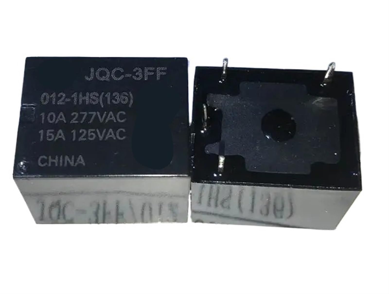 Relé JQC-3FF 12VDC-1HS para solucionar fallos de encendido en placas de 12V 3