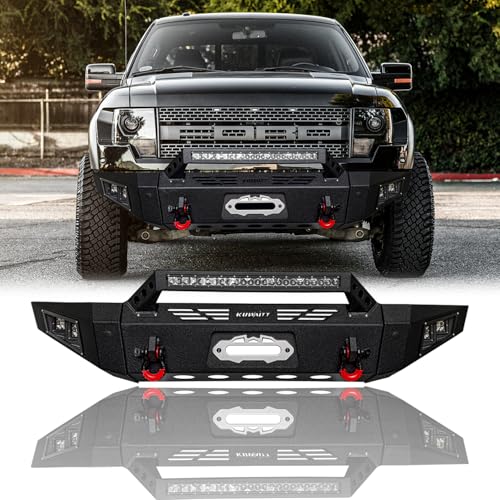 LUYWTE For 2010-2014 Ford Raptor SVT Steel Front Bumper